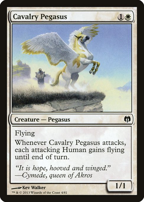 Cavalry Pegasus (4) [Duel Decks: Heroes vs. Monsters]