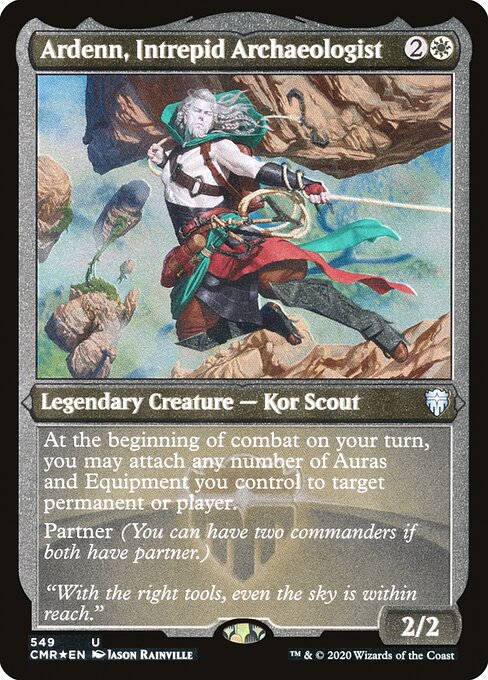 Ardenn, Intrepid Archaeologist (549) [Commander Legends] [Etched]