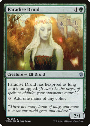 Paradise Druid (171) [War of the Spark]