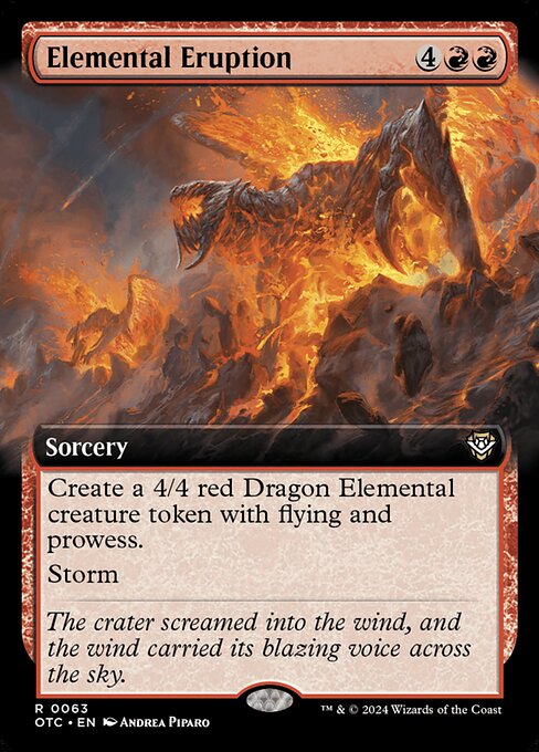 Elemental Eruption (63) [Outlaws of Thunder Junction Commander]