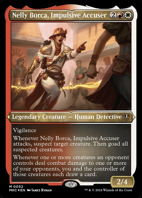 Nelly Borca, Impulsive Accuser (52) [Murders at Karlov Manor Commander]