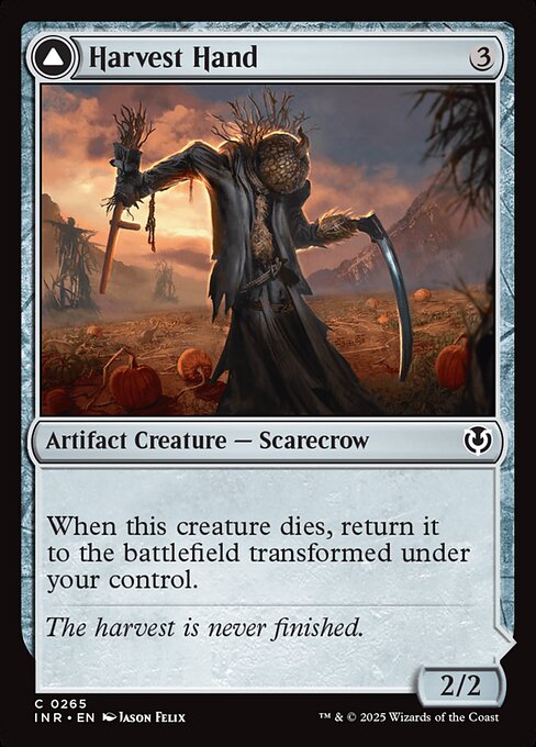 Harvest Hand // Scrounged Scythe (265) [Innistrad Remastered]