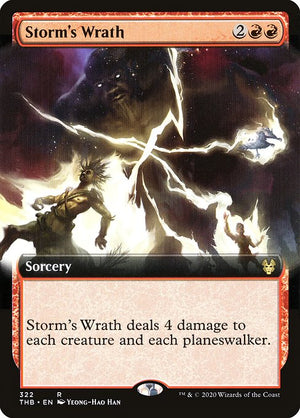 Storm's Wrath (322) [Theros Beyond Death] [Extended Art]