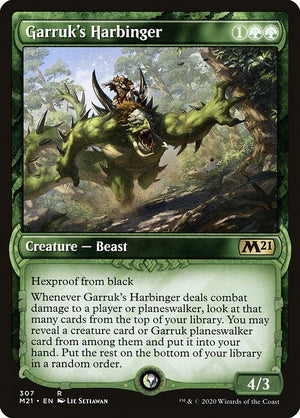 Garruk's Harbinger (307) [Core Set 2021] [Showcase]