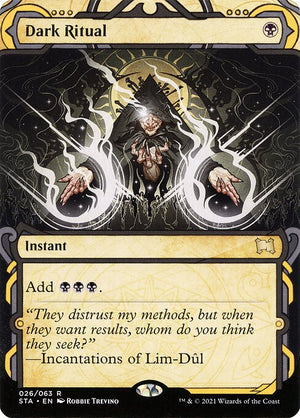 Dark Ritual (26) [Strixhaven Mystical Archive] [Showcase, Borderless]