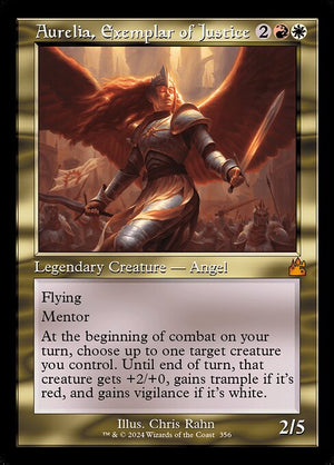 Aurelia, Exemplar of Justice (356) [Ravnica Remastered]