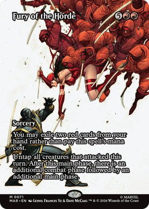 Fury of the Horde (Borderless) (71) [Marvel Universe Eternal-Legal]