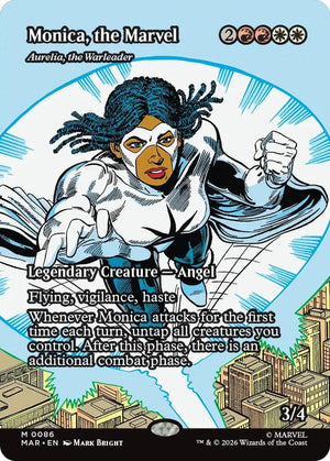 Monica, the Marvel - Aurelia, the Warleader (Borderless) (86) [Marvel Universe Eternal-Legal]