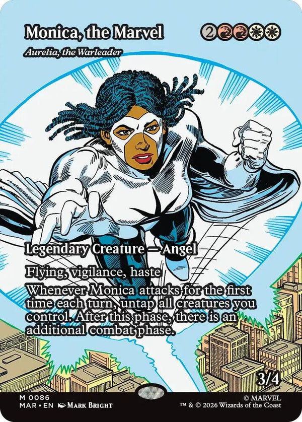 Monica, the Marvel - Aurelia, the Warleader (Borderless) (86) [Marvel Universe Eternal-Legal]