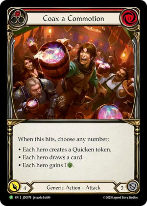 Coax a Commotion - JDG076 [Flesh and Blood Promo Cards]