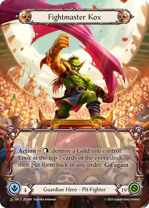 Fightmaster Kox (Marvel) - JDG069 [Flesh and Blood Promo Cards]