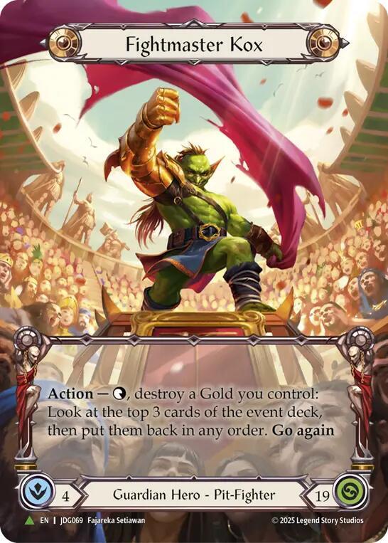 Fightmaster Kox (Marvel) - JDG069 [Flesh and Blood Promo Cards]