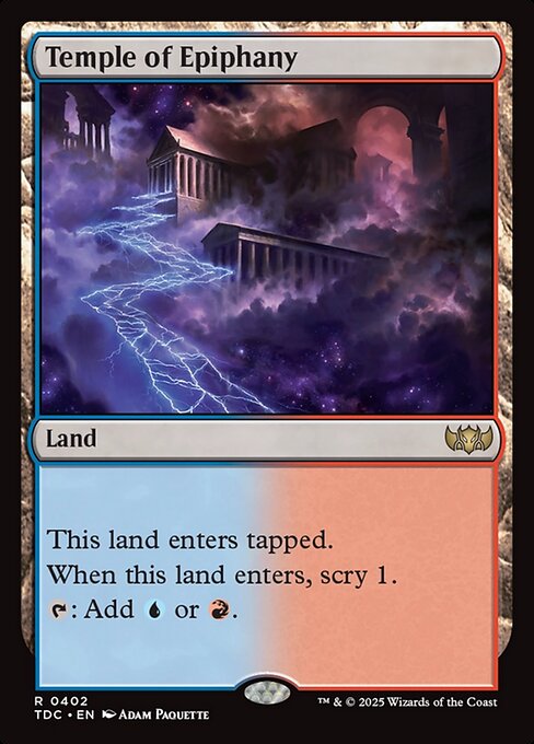 Temple of Epiphany (402) [Tarkir: Dragonstorm Commander]