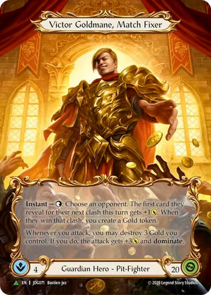 Victor Goldmane, Match Fixer (Marvel) - JDG071 [Flesh and Blood Promo Cards]