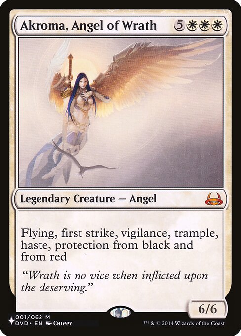 Akroma, Angel of Wrath (DVD-1) [The List]