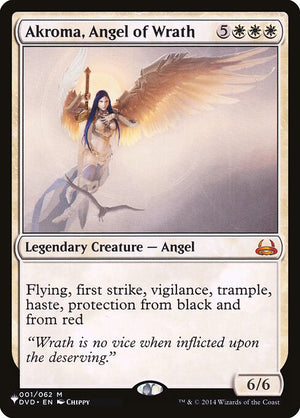 Akroma, Angel of Wrath (DVD-1) [The List]