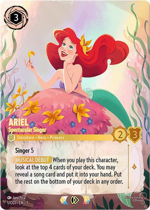 Ariel - Spectacular Singer (1) [Disney Lorcana Promo Cards]