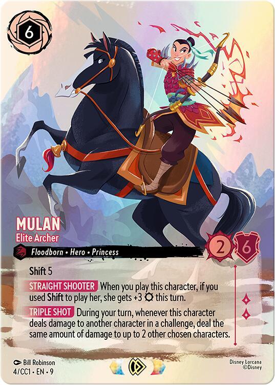 Mulan - Elite Archer (4) [Disney Lorcana Promo Cards]