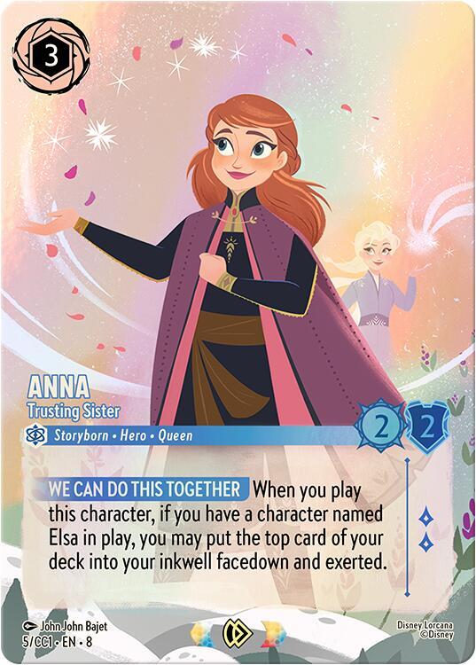 Anna - Trusting Sister (5) [Disney Lorcana Promo Cards]