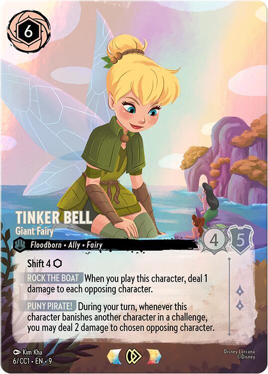 Tinker Bell - Giant Fairy (6/CC1) [Disney Lorcana Promo Cards]