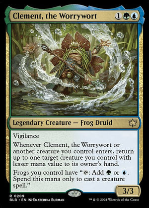 Clement, the Worrywort (209) [Bloomburrow]
