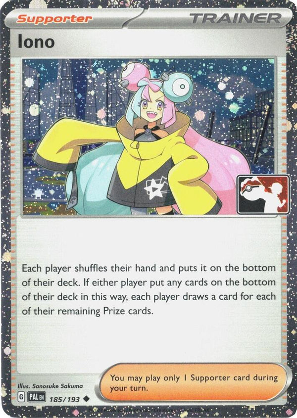 Iono - 185/193 (Cosmos Holo) [Prize Pack Series Cards]