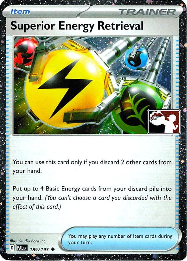 Superior Energy Retrieval - 189/193 (Cosmos Holo) [Prize Pack Series Cards]