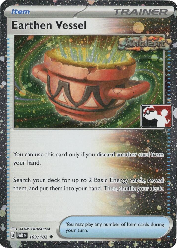 Earthen Vessel - 163/182 (Cosmos Holo) [Prize Pack Series Cards]