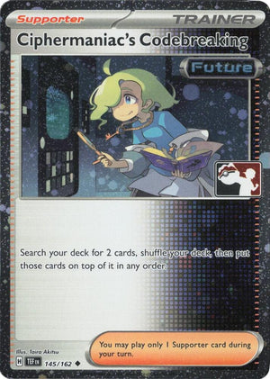 Ciphermaniac's Codebreaking - 145/162 (Cosmos Holo) [Prize Pack Series Cards]