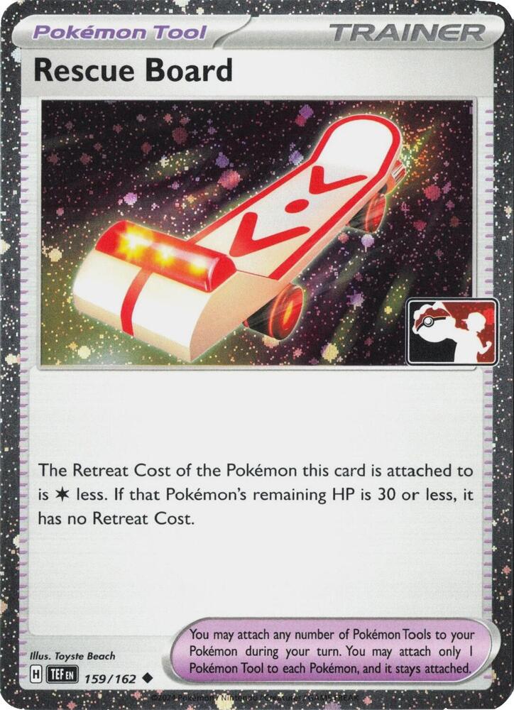 Rescue Board - 159/162 (Cosmos Holo) [Prize Pack Series Cards]