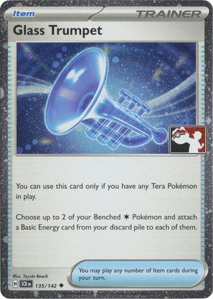 Glass Trumpet - 135/142 (Cosmos Holo) [Prize Pack Series Cards]