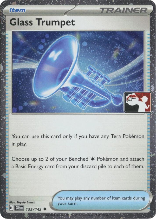 Glass Trumpet - 135/142 (Cosmos Holo) [Prize Pack Series Cards]