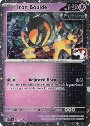 Iron Boulder - 071/142 (Cosmos Holo) [Prize Pack Series Cards]