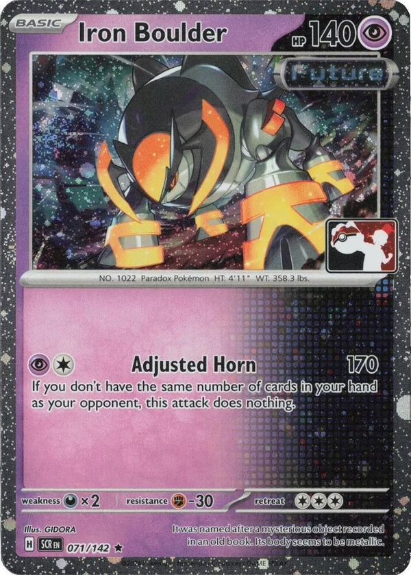 Iron Boulder - 071/142 (Cosmos Holo) [Prize Pack Series Cards]