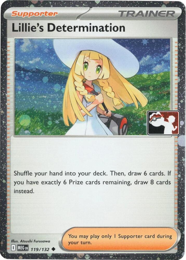 Lillie's Determination - 119/132 (Cosmos Holo) [Prize Pack Series Cards]
