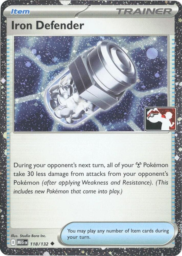 Iron Defender - 118/132 (Cosmos Holo) [Prize Pack Series Cards]