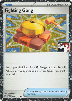 Fighting Gong - 116/132 (Cosmos Holo) [Prize Pack Series Cards]