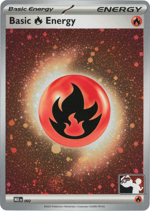 Basic Fire Energy - MEE 002 (Cosmos Holo) [Prize Pack Series Cards]