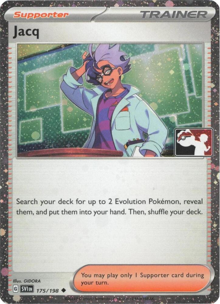 Jacq - 175/198 (Cosmos Holo) [Prize Pack Series Cards]