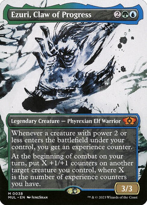 Ezuri, Claw of Progress (38) [Multiverse Legends] [Showcase, Borderless]