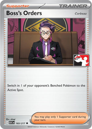 Boss's Orders [Corbeau] - 183/217 [Prize Pack Series Cards]