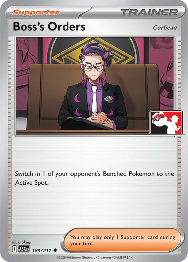 Boss's Orders [Corbeau] - 183/217 [Prize Pack Series Cards]