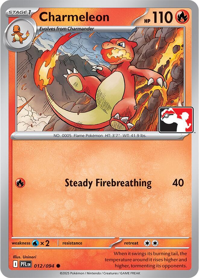 Charmeleon - 012/094 [Prize Pack Series Cards]