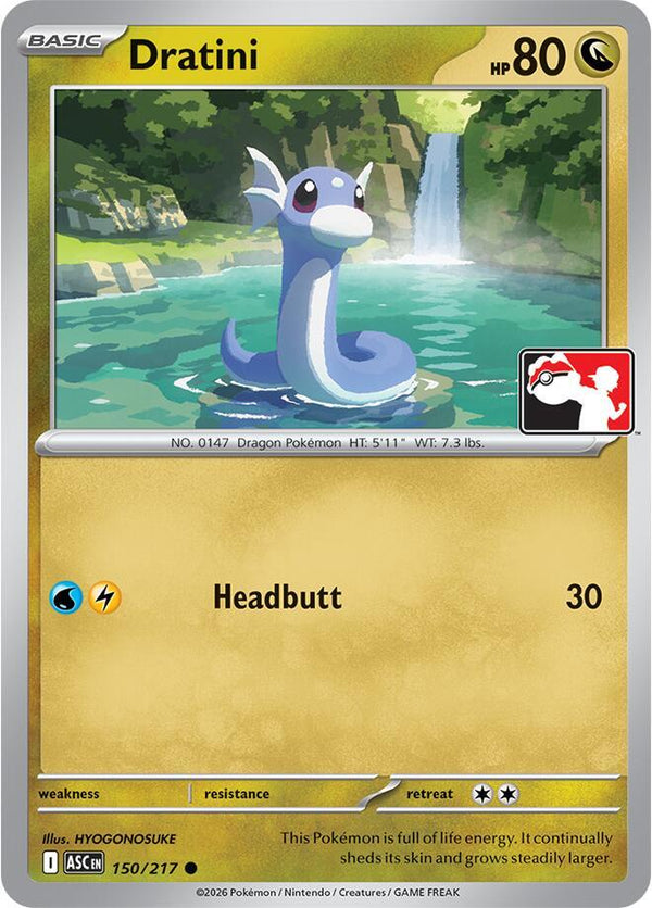 Dratini - 150/217 [Prize Pack Series Cards]