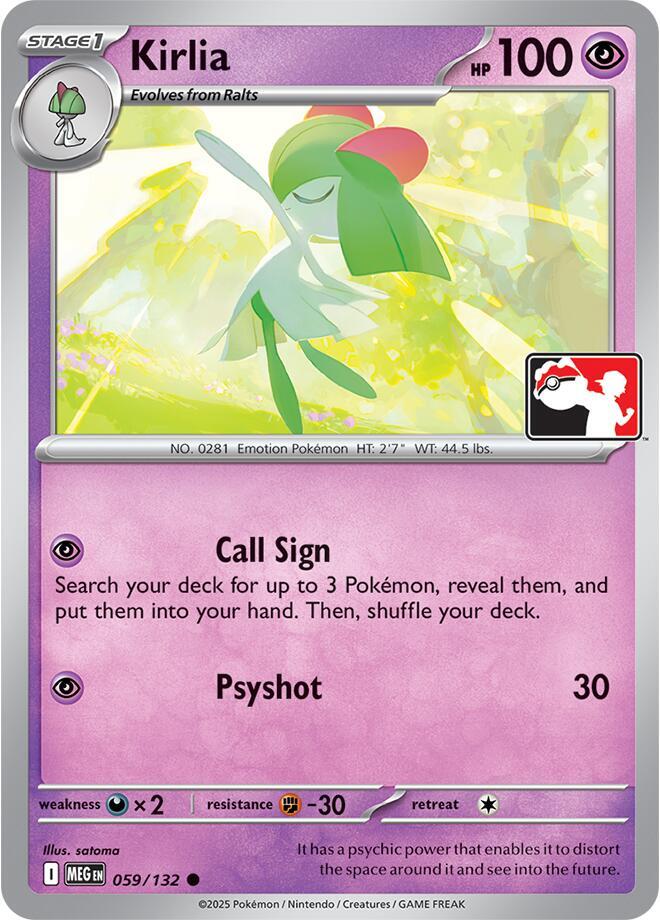 Kirlia - 059/132 [Prize Pack Series Cards]