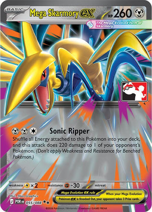 Mega Skarmory ex - 055/088 [Prize Pack Series Cards]