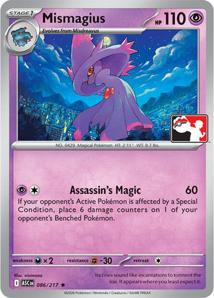 Mismagius - 086/217 [Prize Pack Series Cards]