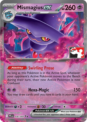 Mismagius ex - 036/094 [Prize Pack Series Cards]