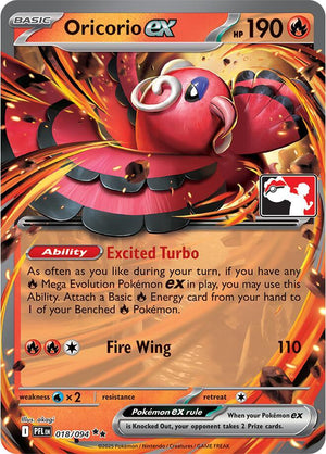 Oricorio ex - 018/094 [Prize Pack Series Cards]
