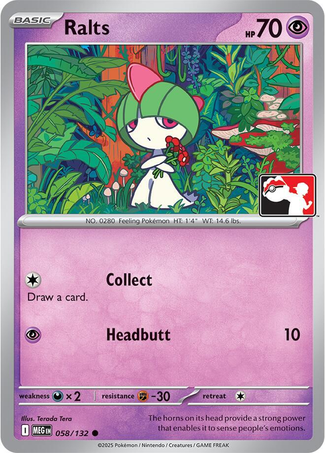 Ralts - 058/132 [Prize Pack Series Cards]